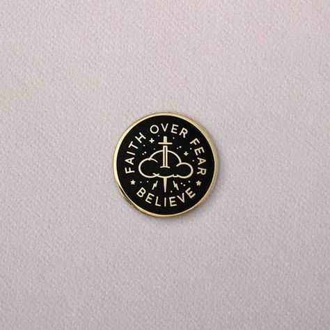 (1) Faith Over Fear Enamel Pin – Modern Ornament LLC Heart Diamond Earrings, Be Not Afraid, Rough Quartz, Do It Alone, Believing In Yourself, Earring Pins, Cartilage Earrings Stud, Diamond Shape Earrings, Raw Quartz Crystal