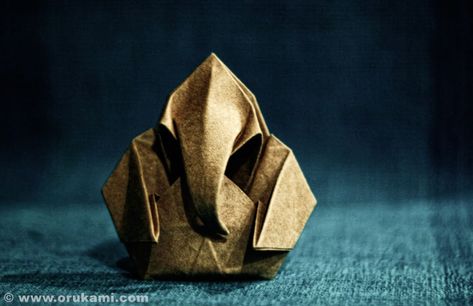 Origami Ganesha, Diwali Inspiration, Eco Friendly Ganesha, Rustic Gift Wrapping, Elephant Cake, Ganesh Lord, Saraswati Goddess, Ganesh Idol, Dhoni Wallpapers