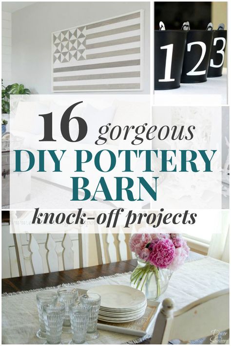 Latest Diy Trends, Pottery Barn Duplicate Diy, Pottery Barn Living Room Ideas 2023, Pottery Barn Bedroom Ideas, Diy Pottery Barn Decor, Pottery Barn Hacks, Pottery Barn Diy, Farmhouse Diys, Pottery Barn Look