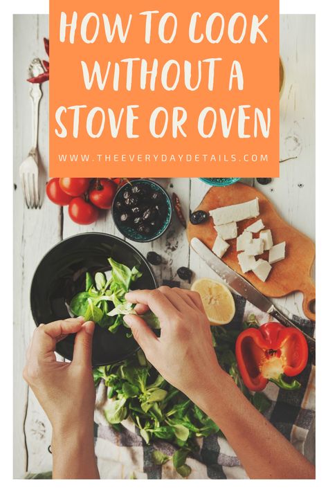 Cooking Without An Oven, Meals Without A Stove Or Oven, No Stove Or Oven Meals, Hotel Cooking, Full Meals, Tips For Cooking, Kitchen Set Up, Dutch Oven Cooking, Hot Outside