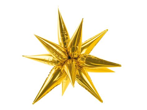 Foil balloon Star 3D, 95cm, gold