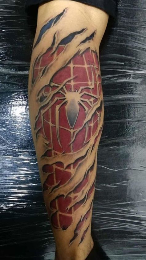 Swing into creativity: Spiderman tattoo ideas. Explore web-slinging designs that capture the adventurous spirit of your friendly neighborhood superhero. Spider Man Tattoo Ideas, Spiderman Tattoo Ideas, Marvel Sleeve, Armor Sleeve Tattoo, Spider Man Tattoo, Amazing 3d Tattoos, Spiderman Tattoo, Man Tattoo, Manga Tattoo