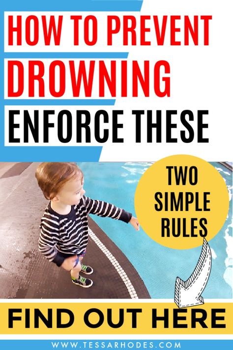 How to prevent drowning. Teach your child to respect the water with these 2 simple rules. FIND OUT HERE. Prevent drowning, teach child to swim, drowning prevention, drowning prevention children, drowning prevention tips, water safety, water safety activities preschool, water safety activities for kids, water safety for kids, water safety tips for kids, summer water safety tips, water safety rules, water safety rules for kids, toddlers, preschoolers, pool safety for kids, pool safety ideas. Pool Safety Ideas, Water Safety Activities Preschool, Pool Safety For Kids, Safety Activities For Kids, Water Safety Activities, Swimming Lesson Plans, Teach Kids To Swim, Safety Rules For Kids, Safety Activities