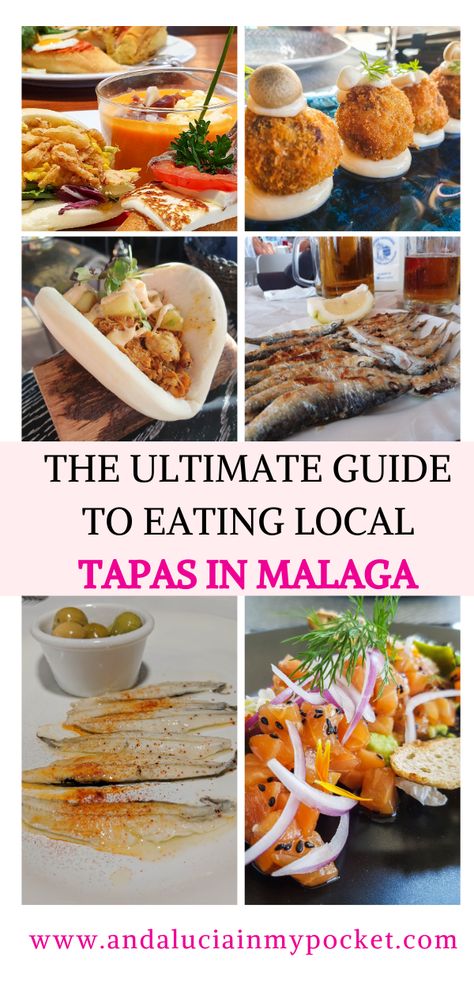 Are you wondering what is the best food in Malaga? This guide will show you which are the best tapas in Malaga and whici is the traditional food in Malaga. | Malaga Spain food tapas | Malaga Spain Tapas | Tapas Malaga food | What to eat in Malaga | Malaga what to eat | Food in Malaga Spain | Malaga food tapas | Tapas Spain Malaga Spain Food, Spain Dishes, Spain Recipes, Tapas Spain, Spain Tapas, Authentic Spanish Recipes, Spain Malaga, Pork Cheeks, Best Tapas