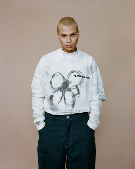 Marcos Montoya Thermo changing shirt by RENSUKE TOKYO, trousers by INSOMNIAC Photography - Harry Eelman Styling - Anna Su rain magazine Magazine Interview, Tokyo, Interview, Trousers, Magazine, Photography