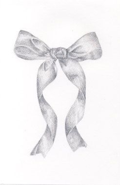 Ribbon Art Drawing, Ribbon Bow Drawing, Ribbon Reference, Ribbon Sketch, Ribbon Drawing, Lace Bow Tattoos, Ribbon Illustration, Bow Drawing, Bow Tattoo