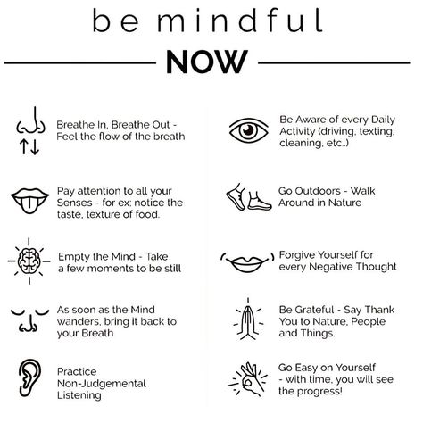 MINDFUL 🧠 - Always be mindful. Be mindful of yourself. Be mindful of others. Consciously pay attention to what’s going on around you. Be in… Healthy Emotions, Be Mindful, Go Outdoors, Improve Mental Health, Good Attitude, Breath In Breath Out, Living A Healthy Life, Forgiving Yourself, What’s Going On