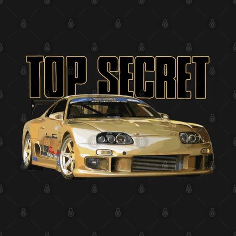 Top Secret Smokey Nagata Cars, Smokey Nagata Supra, Smoky Nagata, Top Secret Supra, Smokey Nagata, Cars Supra, Supra Mk4, Toyota Supra Mk4, Car Artwork