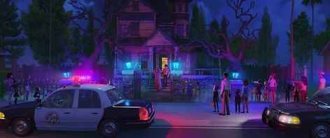 Scooby Doo Desktop Wallpaper, Horror Novels, Scooby Doo Pictures, Scooby Doo Mystery, Horror Novel, Haunted Houses, Halloween Haunted Houses, Police Car, Game Ideas