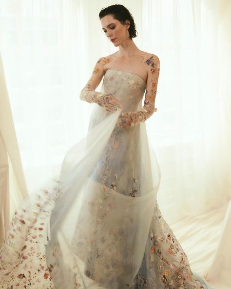 Danielle Frankel | Reawakening John Everett Millais’ “Ophelia” The exquisite @rebeccahall wears Danielle Frankel to the 2024 Met Gala Layers of draped silk… | Instagram Danielle Frankel Scarlet, Danielle Frankel Leona, Danielle Frankel Nina Gown, Danielle Frankel Sasha Dress, Millais Ophelia, Danielle Frankel Bridal Camille, John Everett Millais Ophelia, Everett Millais, Danielle Frankel