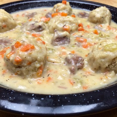 Rabbit Tenderloin Recipes, Rabbit Casserole Recipe, Rabbit And Dumplings Recipe, Squirrel Dumplings Recipe, Rabbit Dumplings Recipe, Squirrel And Dumplings, Rabbit Recipes, Rabbit Recipe, Rabbit Stew Crockpot