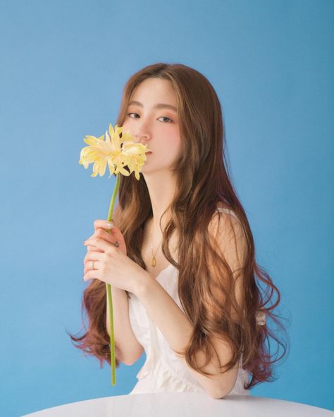 Korean Photoshoot, Debut Photoshoot, Flower Photoshoot, Studio Photography Poses, Grad Photoshoot, 사진 촬영 포즈, Creative Shot, Self Portrait Poses, Photoshoot Themes