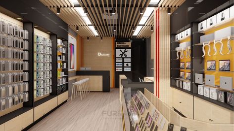 Phone Shop Design Interiors, Mobile Store Interior, Mobile Shop Design Interior, Mobile Store Design, Phone Store Design, Apple Store Design, Electronics Store Design, Mobile Shop Design, Store Plan