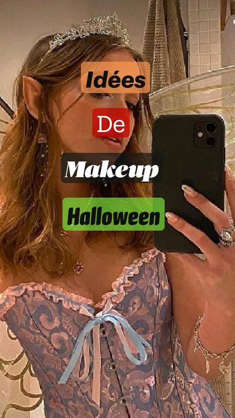 Fairy Makeup For Halloween, Idee Outfit Halloween, Maquillage D'halloween, Halloween Costumes With Makeup, Spooky Halloween Makeup, Halloween Schminke, Halloween Maquillage, Maquillage Halloween Simple, Spooky Makeup