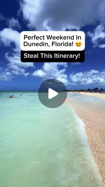 Kishia | Florida Travel ☀️🌴🥥🌺 on Instagram: "Save this itinerary for the best weekend in Dunedin, Florida! 😍

Dunedin is such a pretty little town and one of my favorites for a weekend getaway. There is something for everyone! 🥳

Would you visit? 🤔

#florida #floridalife #floridagirl 
#visitflorida #beach #floridavacation #floridacheck #thingstodoinflorida #hiddengems #reels #lovefl #placestovisit #loveflorida #dunedin #dunedinfl #tampa #reels #usatravel #weekendgetaway #weekendtrip #itinerary #traveltips #travelguide #honeymoon #honeymoonisland #caladesiisland #smalltown #explorepage #girltrip #couplestrip #reels #travelgram 

Places to visit in Florida Things to do in Dunedin Florida Caladesi Island Honeymoon Island State Park weekend itinerary Dunedin" Caladesi Island, Island Honeymoon, Florida Trips, Florida Vacation Spots, Dreamy Destinations, Dunedin Florida, Small Towns Usa, Honeymoon Island, Florida Adventures