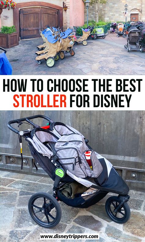 How To Choose The Best Stroller For Disney | How To Choose the Best Disney Stroller Option For You | disney stroller options | how to visit Disney with toddlers | Disney travel tips | tips for planning a trip to Disney | disney hacks | best disney secrets | how to plan a trip to Disney world as a family #disney #stroller Best Stroller For Disney World, Decorate Stroller For Disney, Stroller Hacks For Disney, Disney Stroller Hacks, Stroller For Disney World, Disney Stroller, Disney Hacks, Best Lightweight Stroller, Strollers At Disney World