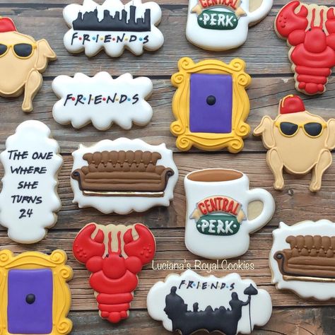 Friends Themed Wedding, Paw Patrol Cookies, Nurse Cookies, Custom Sugar Cookies, Flooding Cookies, Cookies Theme, Dinosaur Cookies, Graduation Cookies, Cookie Icing