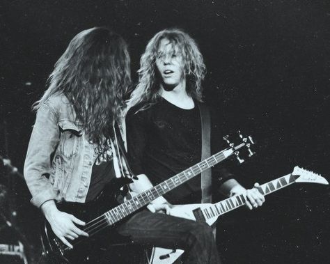 James Hetfield & Cliff Burton Metallica Art, Jason Newsted, Robert Trujillo, Cliff Burton, James Hetfield, Four Horsemen, Mötley Crüe, Thrash Metal, Metal Music