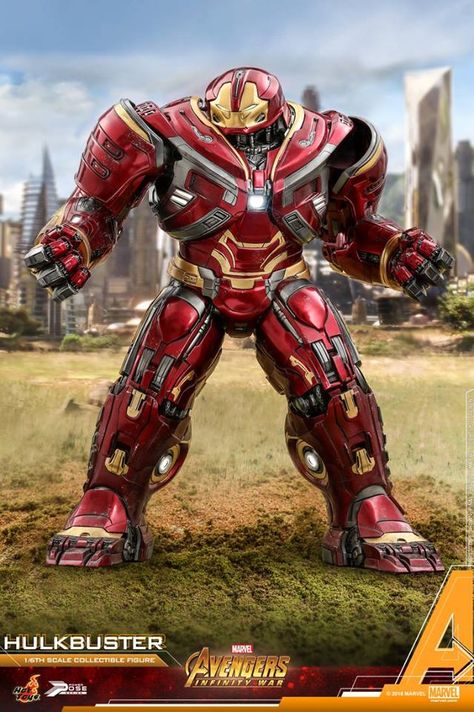 Hot Toys 1/6th scale Hulkbuster Mark2 Avengers: Infinity War Hulkbuster Armor, Hulk Buster, Iron Man Hulkbuster, Power Pose, Iron Man Art, Iron Man Suit, Iron Man Armor, Avengers Infinity, Marvel Iron Man