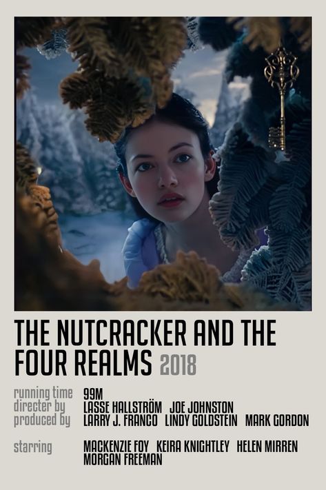 The Nutcracker Movie Poster, The Nutcracker And The Four Realms, Nutcracker Four Realms, The Nutcracker Movie, Nutcracker Movie, 2024 Movies, Surviving Winter, Nutcracker And The Four Realms, Movie Recs