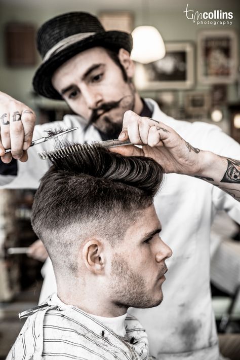 Schorem Barber Shop on Behance Barber Shop Pictures, Barber Haircuts, Barber Man, Barber Logo, Vintage Barber, Hipster Man, Corte De Cabelo Masculino, Moustaches, Photography Aesthetic