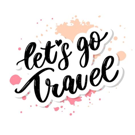 Travel lettering | Premium Vector #Freepik #vector #travel-plane #travel-bag #airplane-travel #airplane-background Jiji Background, Travel Lettering, Fashion Stickers, Travel Clipart, Grill Gate Design, Travel Tshirt, Friends Travel, Handwritten Letters, Journal Themes