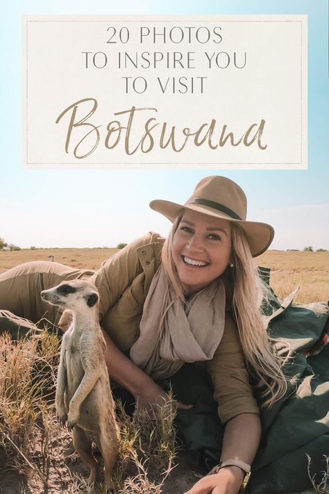 Botswana is one of the top safari destinations in Africa and is one of my favorite countries for safari! It’s home to incredible wildlife, beautiful game lodges, and stunning landscapes.The best part? It’s only a short flight from South Africa, making it easy to country hop while you’re traveling through Southern Africa. Here are 20 photos to inspire you to visit Botswana! | Botswana Travel Inspiration | Africa Travel Tips | Safari Travel | #africa #botswana Botswana Tourism, Travel Botswana, Backpacking Africa, Safari Botswana, African Destinations, Botswana Travel, Africa Honeymoon, Blonde Abroad, Botswana Safari