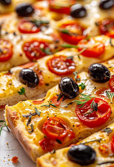 Learn How to Cook Italian Focaccia Bread Recipe For Free | Recipes You'll Love, Made Easy! Ficottia Bread, Foccia Bread, Homemade Foccacia, Foccacia Bread Recipes, Korean Buns, Hosting Era, Easy Focaccia Bread Recipe, Sourdough Focaccia Recipe, Foccacia Recipe