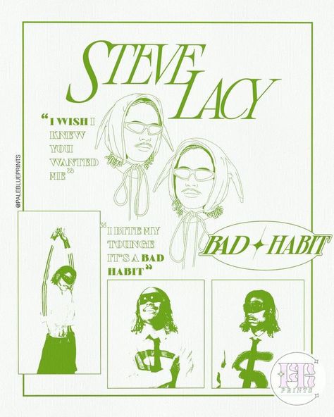 Steve Lacy Green Aesthetic, Green Band Poster, Give You The World Steve Lacy, Fedex Poster Prints, Poster Prints Wall Bedroom Green, Poster Prints Steve Lacy, Steve Lacy Wall Prints, Screen Print Poster Graphic Design, Green Posters Vintage