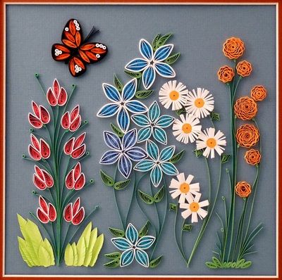 Gifts With Paper, Quilling Flowers Tutorial, Wildflower Gardens, Quilling Images, Diy Quilling Crafts, Quilled Flowers, Paper Quilling Tutorial, Paper Quilling For Beginners, Paper Quilling Flowers