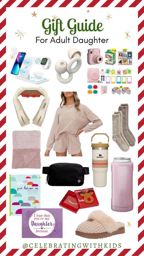 Trying to figure out what to give your adult daughter for a gift this year? Here are a ton of ideas for thoughtful gifts for an adult daughter! Christmas Gifts For Adult Daughter, Birthday Present Ideas For Daughter, Birthday Gifts For Adult Daughter, 21st Birthday Gifts For Daughter, Gifts For Adult Daughter, Valentines Gift For Daughter, Christmas Gifts For Daughter, Teen Valentine Gifts, Gift Ideas For Daughter