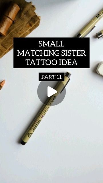 Symbol For Friendship Tattoo, Symbol For Friendship, Tag Your Sister, Friendship Tattoo, Matching Sister Tattoos, Sibling Tattoos, Sister Tattoos, Illustrators On Instagram, March 27