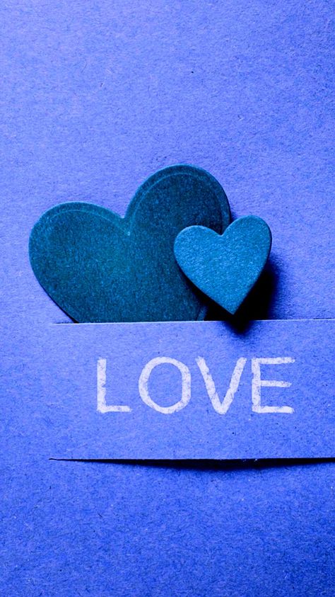 Love Background Wallpaper, Blue Heart Wallpaper, Iphone Wallpaper Ideas, Heart Wallpaper Hd, I Love Wallpaper, Love Background, High Quality Wallpaper, Rhapsody In Blue, Cute Blue Wallpaper