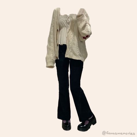 Coquette Style Outfits Jeans, Cocette Aesthetic Outfit Winter, Cocotte Outfits, 80s Coquette Outfits, Coquette Pants Png, Coquette Rainy Day Outfit, Qocuette Outfits, Dark Cocette Aesthetic Outfit, Coquette Outfit Ideas Jeans