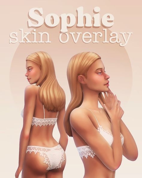 Sophie skin overlay & body blush 🍑 | Miiko on Patreon Body Blush Sims 4 Cc, Body Blush, Skin Overlay, Back Dimples, Sims 4 Cas Mods, The Sims 4 Skin, Sims Packs, Sims 4 Mm Cc, Sims 4 Cc Makeup