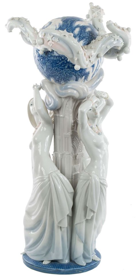 Porcelain Sculpture, Lladro Porcelain, Lladro Figurines, Three Women, Three Graces, Figurative Sculpture, Sculptures & Statues, Anime Poses Reference, Porcelain Figurines