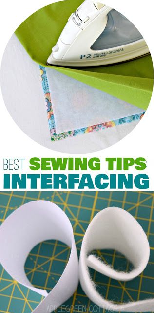 A beginner sewing guide to interfacing: beginner sewing tips by AppleGreen Cottage #sewingtips #sewing #diy #crafts #beginnertutorials #howto Fat Quarter Projects, Sew Ins, Beginner Sewing, Beginner Sewing Projects Easy, Leftover Fabric, Fabric Baskets, Sewing Projects For Beginners, Sewing Skills, Love Sewing