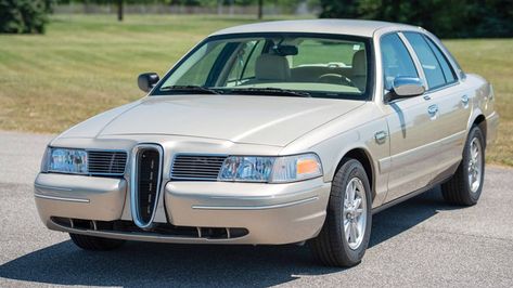 This Wacky Crown Victoria-Turned-Edsel Tribute Is Headed to Auction - The Drive Luxury Aesthetics, Edsel Ford, Mercury Grand Marquis, Mercury Cars, Aesthetic Luxury, Luxury Car Interior, Grand Marquis, Ford Classic Cars, Luxury Aesthetic