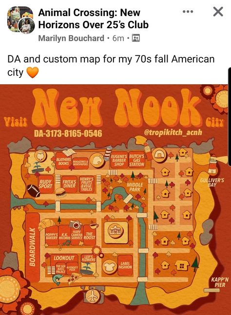 80s Acnh Codes, Acnh Groovy Designs, Acnh Hippie Island, Animal Crossing 70s, Acnh 70s, Acnh Maps, Island Aesthetic, Animal Crossing Funny, Acnh Codes