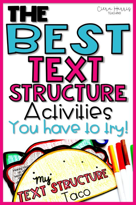 The Best Text Structure Activities You Must Try! Cause And Effect Text Structure Anchor Chart, Text Features 3rd Grade Activities, Text Evidence Anchor Chart 3rd Grade, 3rd Grade Text Structure, Teaching Text Features Third Grade, Teaching Text Structure 3rd Grade, Text Structure Activities 3rd Grade, Text Structures Anchor Chart, Text Structure Anchor Chart 5th Grade