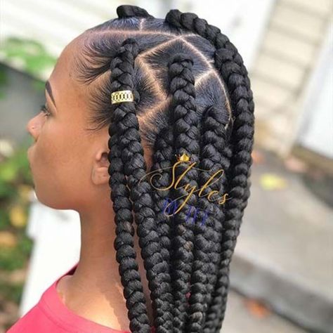 Easy Natural Hairstyles, Kids Box Braids, Colored Box Braids, Twisted Hair, Big Box Braids, Jumbo Box Braids, Fulani Braids, Box Braids Styling, Natural Hair Styles Easy