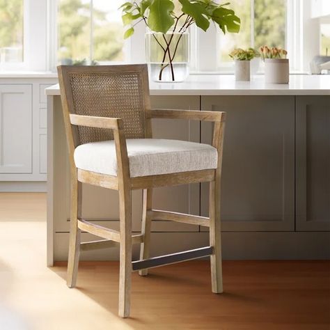 My Favorites Lists | Wayfair Transitional Counter Stools, Wood Counter Stools, Kick Plate, Rattan Dining Chairs, Arm Design, Counter Chairs, Wood Counter, Counter Height Bar Stools, Madison Park