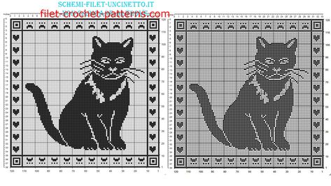 Free filet crochet pattern pillow with cat 120 squares Free Filet Crochet Patterns, Filet Crochet Patterns, Crochet Pattern Pillow, Fillet Crochet Patterns, Crochet Patterns Free, Crochet Cat Pattern, Fillet Crochet, Pattern Pillow, Afghan Crochet Patterns