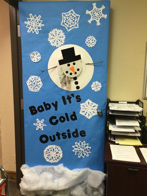 Door decoration contest Door Decorating Contest, Its Cold Outside, Baby Cold, Door Decorations, The Outsiders, Home Decor Decals, Holiday Decor, Electronic Products, My Style