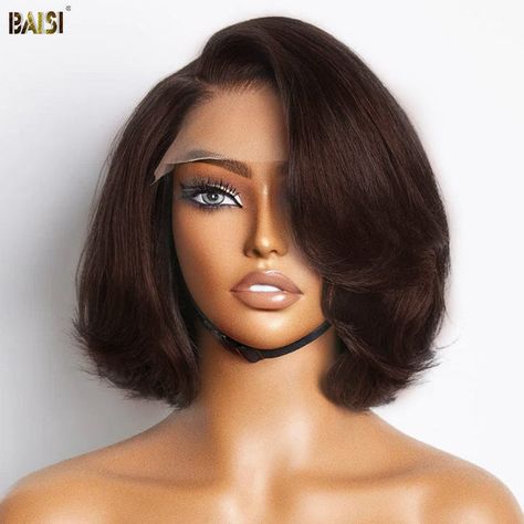 SEXY BOB – Page 3 – BAISI HAIR Short Brown Lace Front Wig, Short Pixie Wigs, Hair Care Oil, Short Brown Hair, Lob Hairstyle, Professional Hairstylist, Pixie Cut Wig, Curly Girl Hairstyles, Care Hair