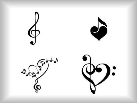 Arte Del Cappuccino, Small Music Tattoos, Notes Tattoo, Music Notes Tattoo, Stencil Outline, Music Note Tattoo, Music Tattoo Designs, Note Tattoo, Amazing Music