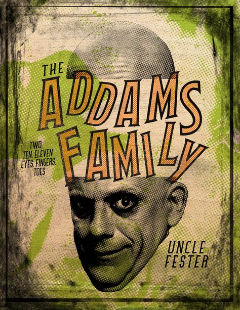 Uncle fester Poster The Addams Family Movie Halloween Poster . . . Mashall Nicole Smith Design Co. Addams Family Movie Poster, The Addams Family Poster, The Addams Family Movie, Addams Family Poster, Family Movie Poster, Uncle Fester, Addams Family Movie, Nicole Smith, Adams Family