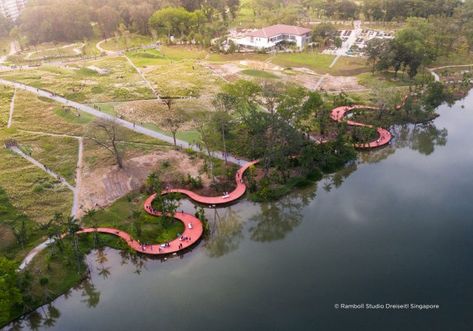 Lakeside Garden, Henning Larsen, Water Playground, Play Garden, Lake Garden, Vejle, Landscape Elements, Desain Lanskap, Landscape Architecture Design