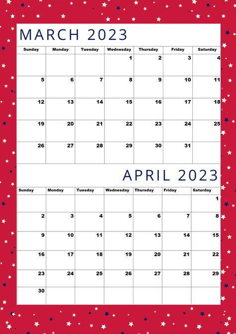 March 2023 Calendar, April 2023 calendar, Mar Apr 2023,A4,PDF,Digital Download Calendar June, Monthly Activities, Weekly Calendar Planner, A4 Size, Unique Calendar, Yearly Calendar, Pink Wallpaper Iphone, Printable Calendar, First Page