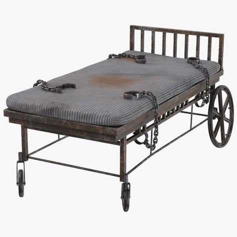 Asylum Bed with Restraints 3D Model #AD ,#Bed#Asylum#Model#Restraints Asylum Restraints, Environment Inspiration, Haunted Dollhouse, 3d Environment, Websites Design, Asexual Pride, Beauty Websites, Beauty Website, Nara